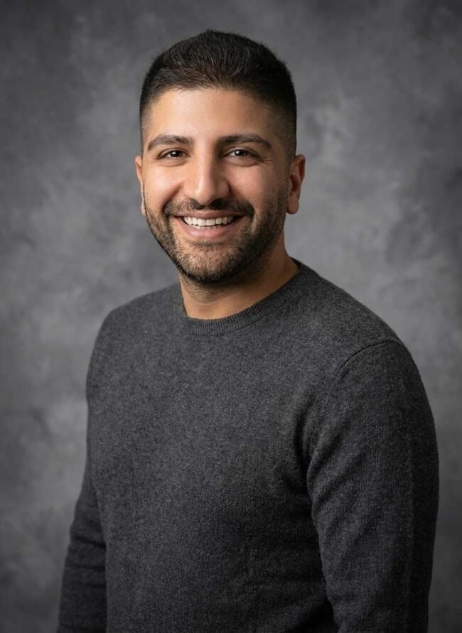 Smiling man portrait, professional headshot photography for corporate or personal branding.